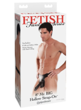 8" Mr. BIG Hollow Strap-on